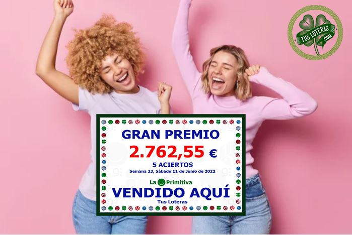 Premio Mayor Primitiva 11 Junio 2022