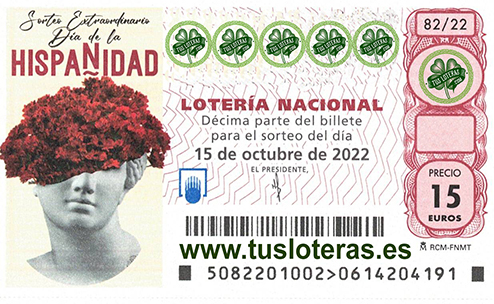 decimo sorteo extraordinario dia de la hispanidad