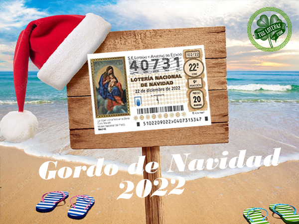 D&eacute;cimo Loter&iacute;a Navidad 2022 N&uacute;mero 40731